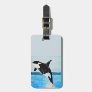 Étiquette À Bagage Peinture Orca
