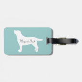Étiquette À Bagage Peinture personnalisée de Labradors de brise d'été (Dos horizontal)