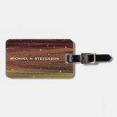 Étiquette À Bagage Peinture rustique Trucs professionnels Voyage pers (Devant horizontal)