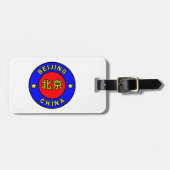 Étiquette À Bagage Pékin Chine (Devant horizontal)