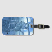 Étiquette À Bagage Pelican Ice Sculpture, Québec, Canada (Devant Horizontal)