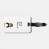 Étiquette À Bagage Penguin de vacances (Dos horizontal)