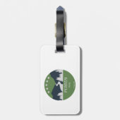 Étiquette À Bagage Pennsy trail Indianapolis (Dos Vertical)