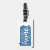 Étiquette À Bagage Pennsylvanie - Grain de bois (Devant Vertical)