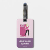 Étiquette À Bagage Penny Blossom (Dos Vertical)