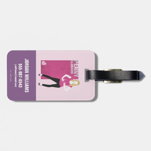 Étiquette À Bagage Penny Blossom (Dos horizontal)