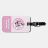 Étiquette À Bagage Penny Blossom Info Graphique (Devant horizontal)