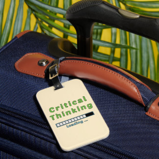 Étiquette À Bagage Pensée critique