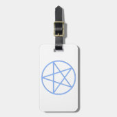 Étiquette À Bagage Pentacle de Falln Pagan (Devant Vertical)