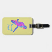 Étiquette À Bagage Perche de perroquet (Devant horizontal)