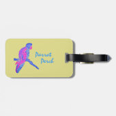 Étiquette À Bagage Perche de perroquet (Dos horizontal)