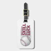 Étiquette À Bagage Perdre la compétence gagner la chance Baseball (Devant Vertical)