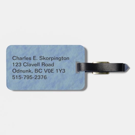 Étiquette À Bagage Père Noël 1er Polar Airlift Sqdn - Subduit (Dos horizontal)