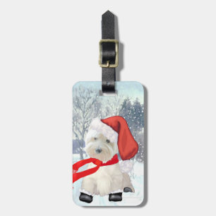 Étiquette À Bagage Père Noël en bottes