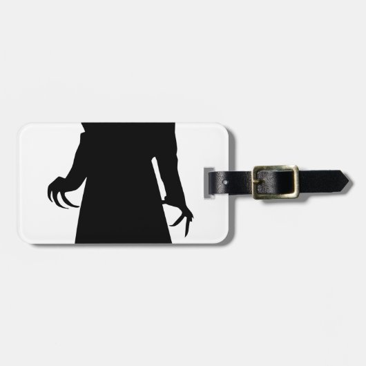 Étiquette À Bagage père Noël nosferatu (Devant horizontal)