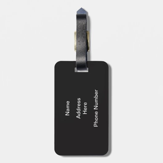 Étiquette À Bagage Perfection (Dos Vertical)