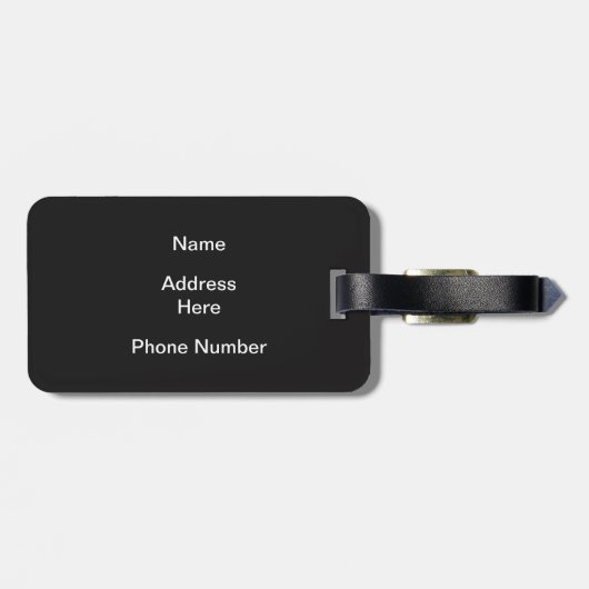 Étiquette À Bagage Perfection (Dos horizontal)