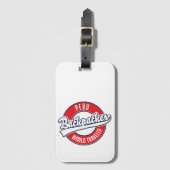 Étiquette À Bagage Pérou routards logo voyageur du monde. (Devant Vertical)