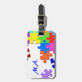 Étiquette À Bagage Perplexe (Devant Vertical)