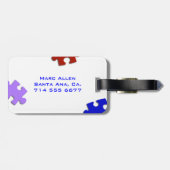 Étiquette À Bagage Perplexe (Dos horizontal)