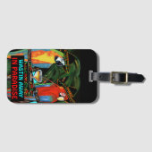 Étiquette À Bagage Perroquets (Devant Horizontal)