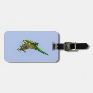 Étiquette À Bagage Perruche de moine dans la vallée du Rio Grande