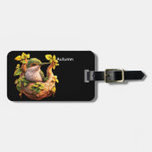 Étiquette À Bagage Personalized Bird Silhouette Luggage Tag (Devant horizontal)