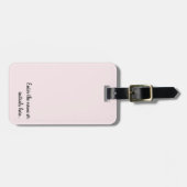Étiquette À Bagage Personalized Custom Luggage Tag (Devant horizontal)