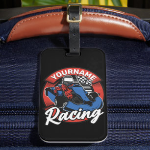 Étiquette À Bagage Personalized Go Kart