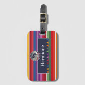 Étiquette À Bagage Personalized Iconic Inca Citadel Machu Picchu Peru (Devant Vertical)