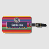 Étiquette À Bagage Personalized Iconic Inca Citadel Machu Picchu Peru (Devant Horizontal)