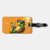 Étiquette À Bagage Personalized name (Dos horizontal)