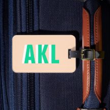 Personalized Shadow Monogram Green Beige Custom