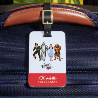 Étiquette À Bagage Personnages Classiques du Magicien d'Oz