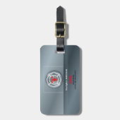 Étiquette À Bagage Personnalisable, Anniversaire avec le service d'in (Devant Vertical)