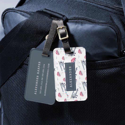 Étiquette À Bagage Personnalisé