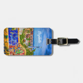 Étiquette À Bagage Personnalisé Barcelone Parc Guell Europe Photo Mod (Devant horizontal)
