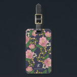 Étiquette À Bagage Personnalisé | Blush Bouquet<br><div class="desc">Design floral rose peint à la main par Shelby Allison.</div>
