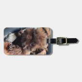 Étiquette À Bagage Personnalisé Nouveau Chien Chien 2 Chien Chien 2 (Devant horizontal)