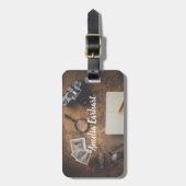 Étiquette À Bagage Personnalisé votre propre devis de voyage | étique (Devant Vertical)