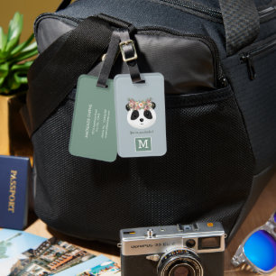 Étiquette À Bagage Personnalisé Vous êtes Pandastic Cute Pun