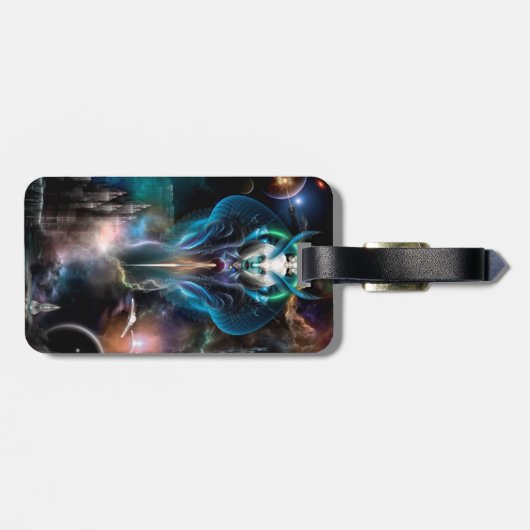 Étiquette À Bagage Personnaliser (Dos horizontal)