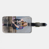 Étiquette À Bagage Personnaliser avec votre photo (Dos horizontal)