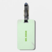 Étiquette À Bagage Personnaliser, Merci de jour de reconnaissance de (Dos Vertical)