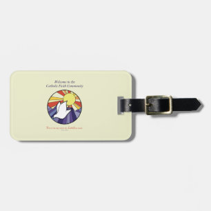Étiquette À Bagage Personnaliser Nom, Cercle de la colombe RCIA sur f