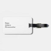 Étiquette À Bagage Personnaliser tropicale d'étiquettes de bagage (Dos horizontal)