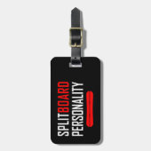Étiquette À Bagage Personnalité Splitboard (Devant Vertical)
