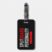 Étiquette À Bagage Personnalité Splitboard (Dos Vertical)