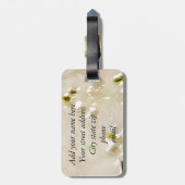 Étiquette À Bagage Petit Bronze, colibri (Dos Vertical)