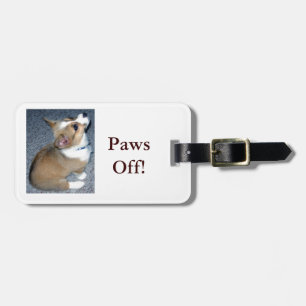 Étiquette À Bagage Petit Chien de Chien de Chien de Corgi